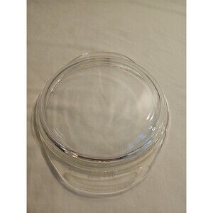 Pyrex 682C-D-18 Clear Glass Lid W/ Tab Handles for Casserole Dish Vintage